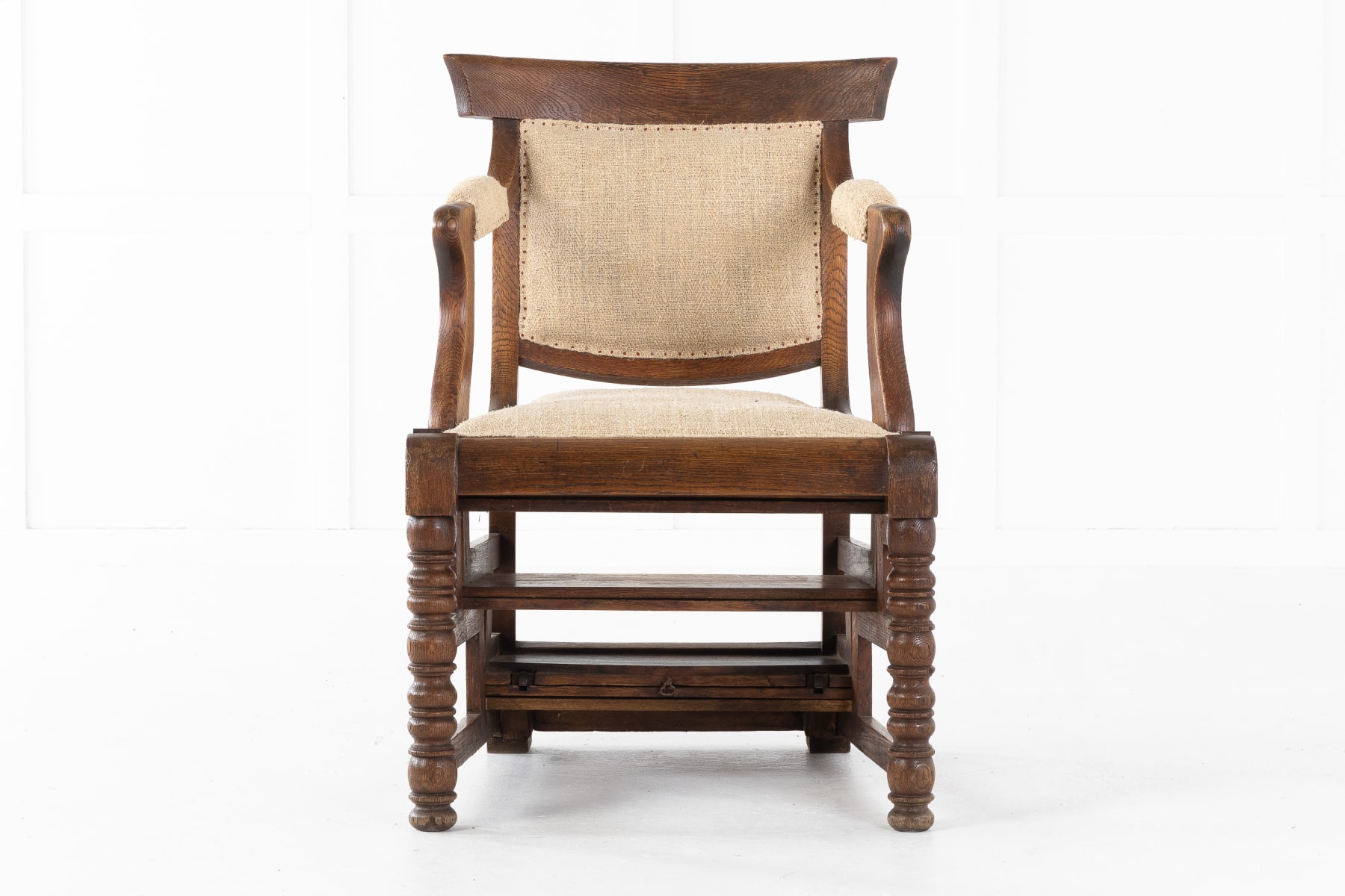 SOLD, 19th Century Oak Metamorphic Armchair