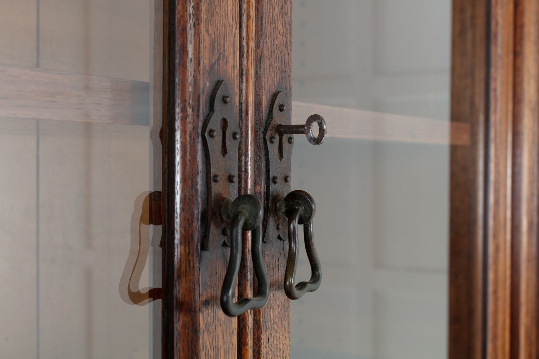 SOLD, 19th Century Solid Oak Bookcase