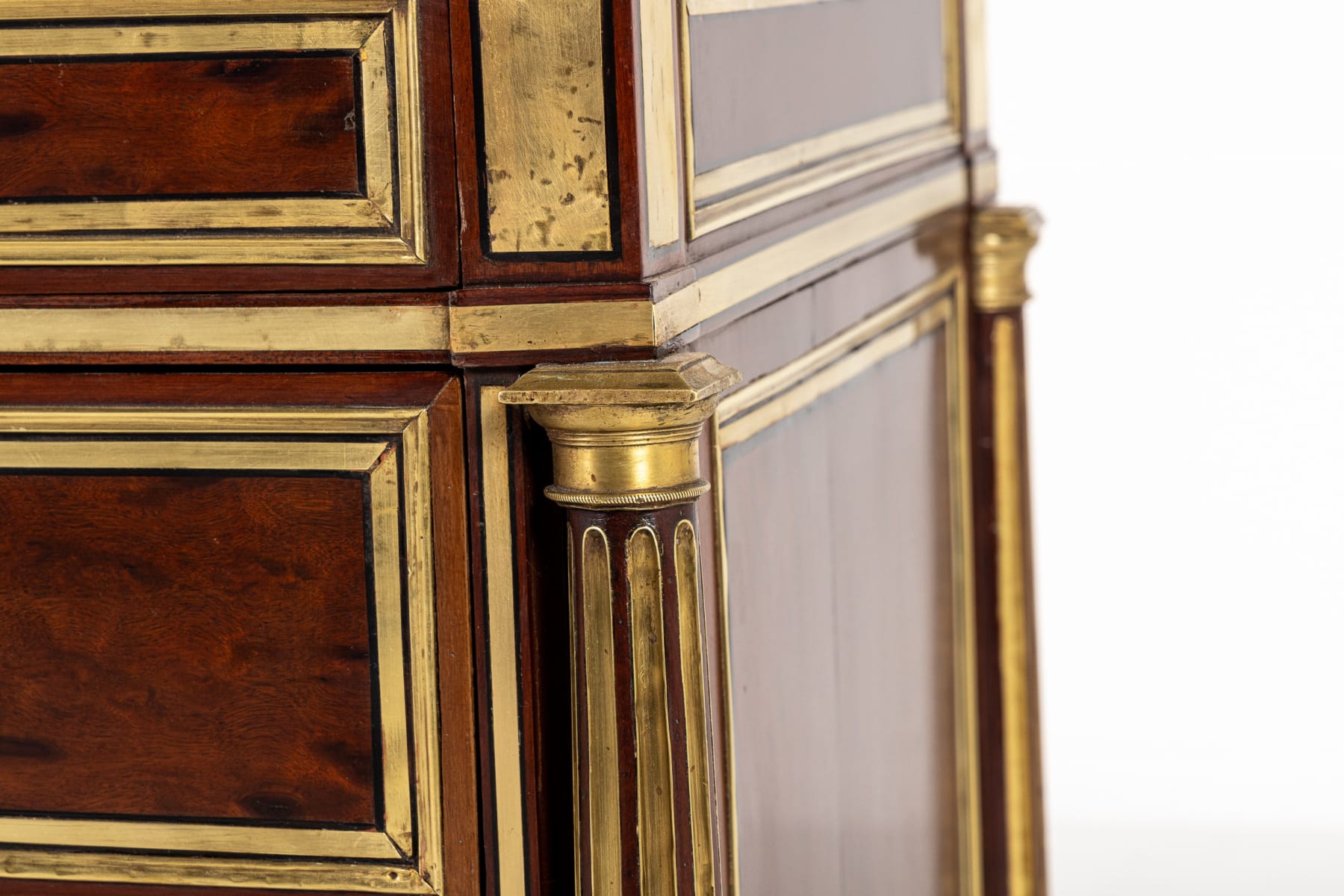 18th Century Louis XVI Period French Mahogany Commode