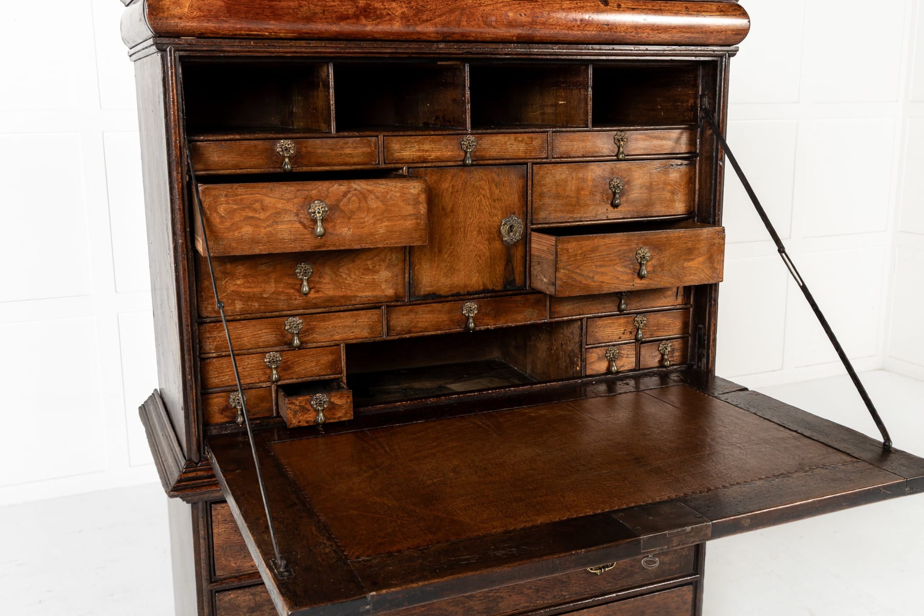 17th Century English William and Mary Period Walnut Escritoire