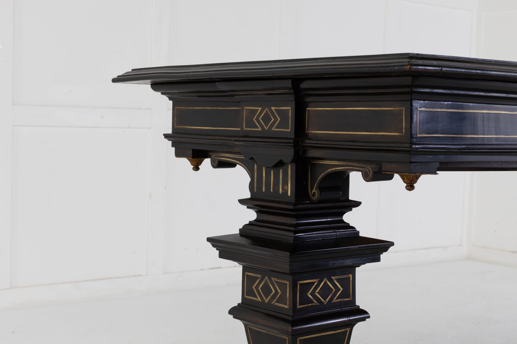 19th Century French Ebonised Side Table