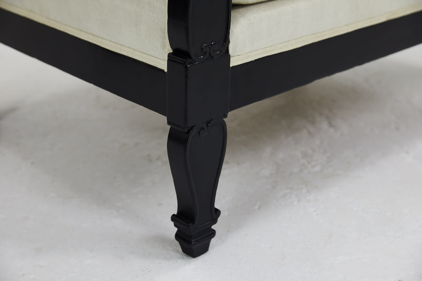 Early 19th Century French Ebonised Sofa