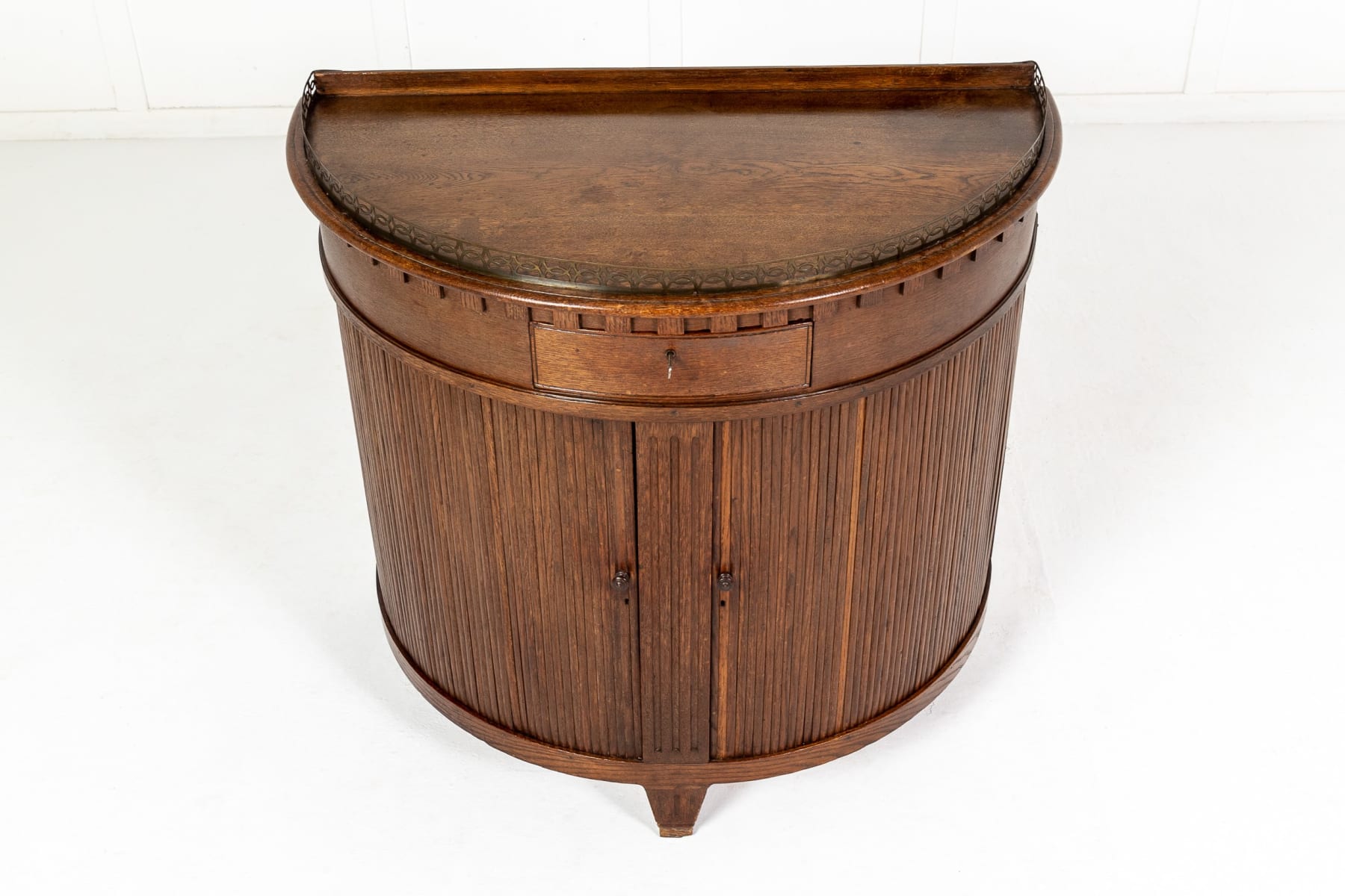 18th Century Dutch Demi Lune Cabinet