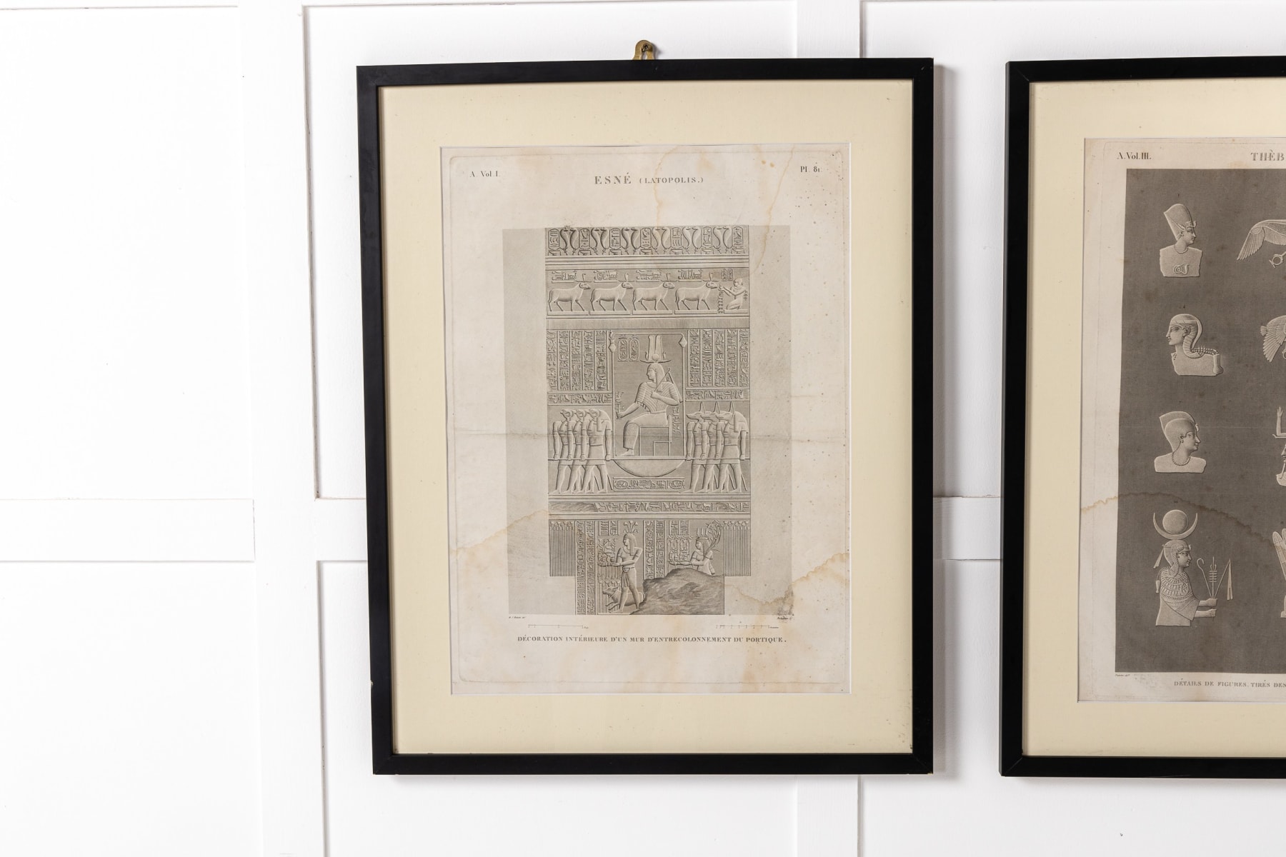 Set of Six 19th Century Framed Etchings