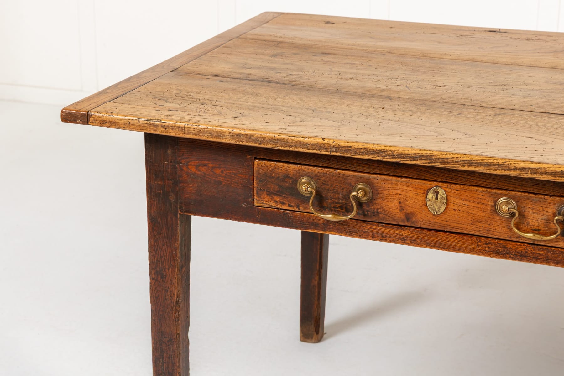 19th Century English Oak and Ash Farmhouse Table