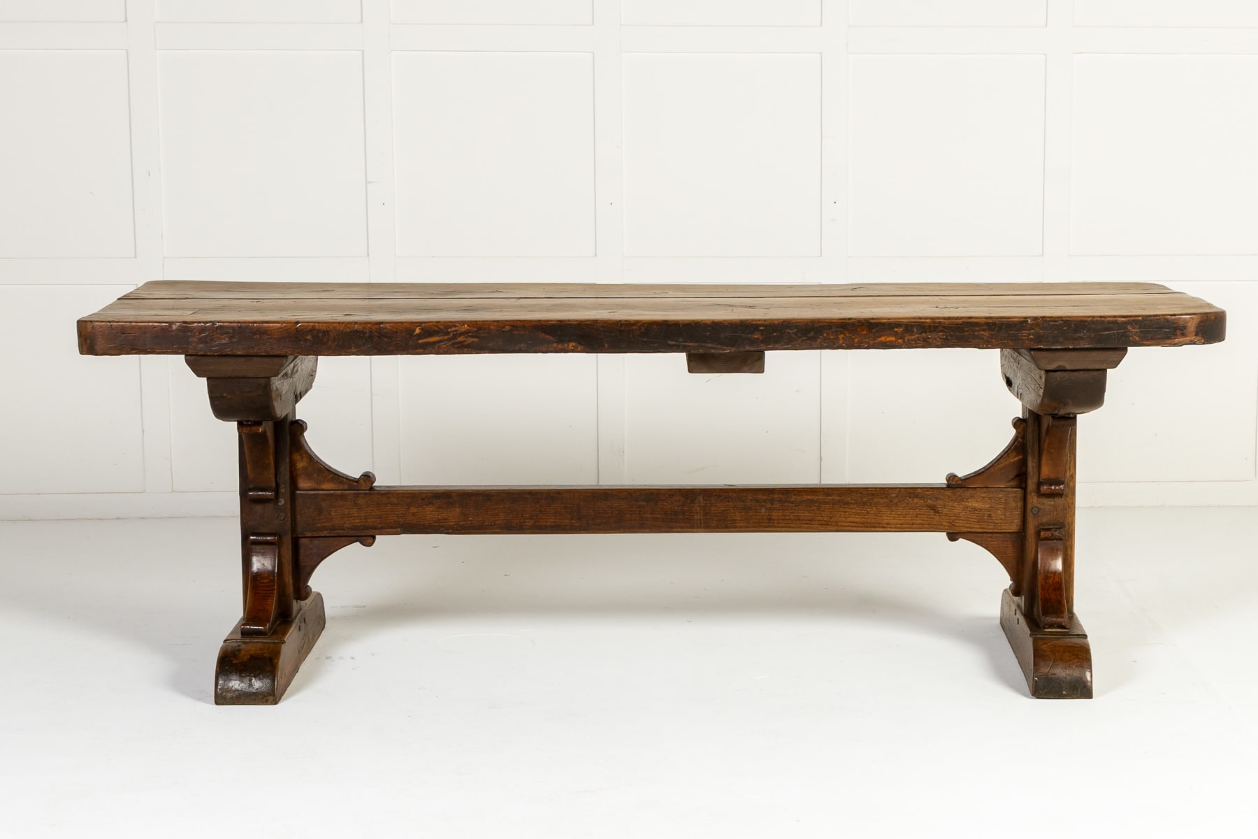18th Century Oak and Beech Refectory Table