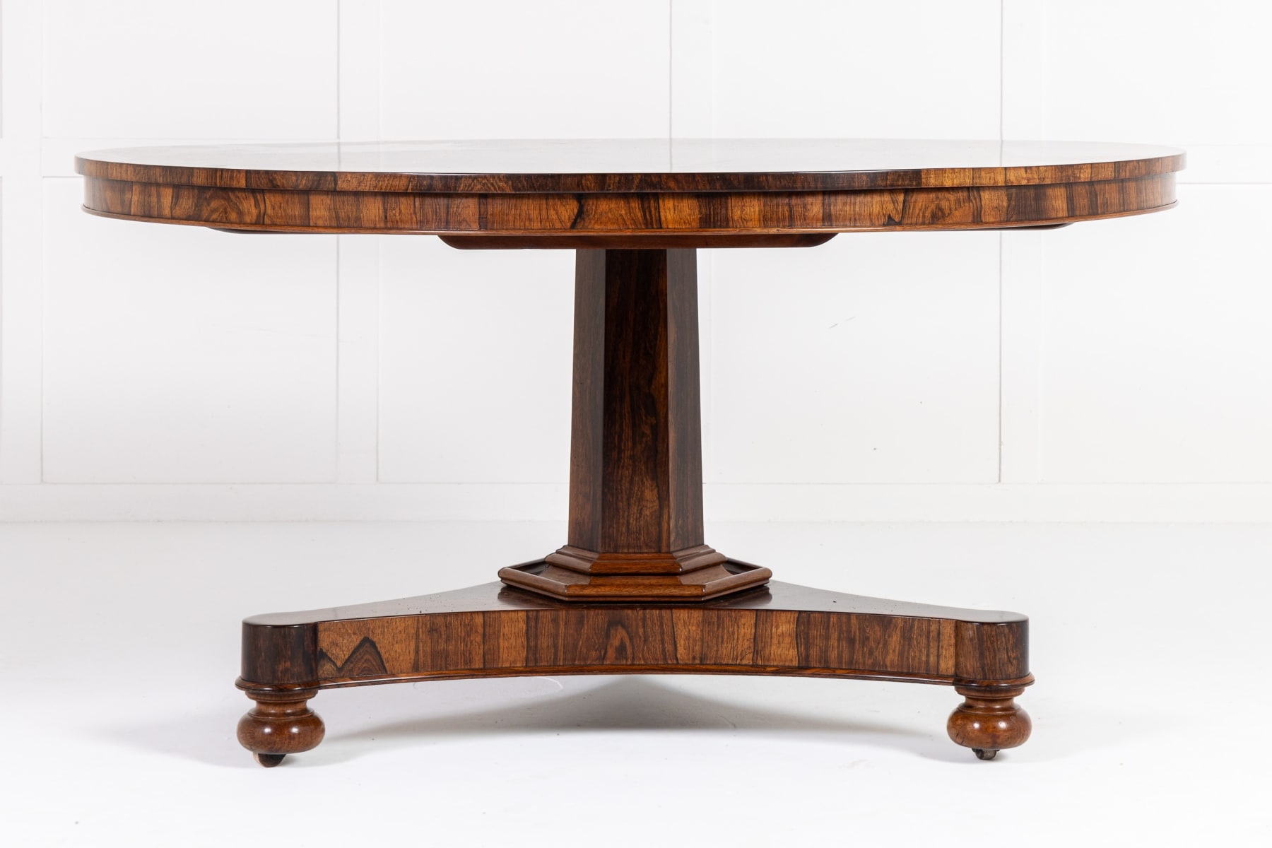 19th Century English Regency Rosewood Centre Table