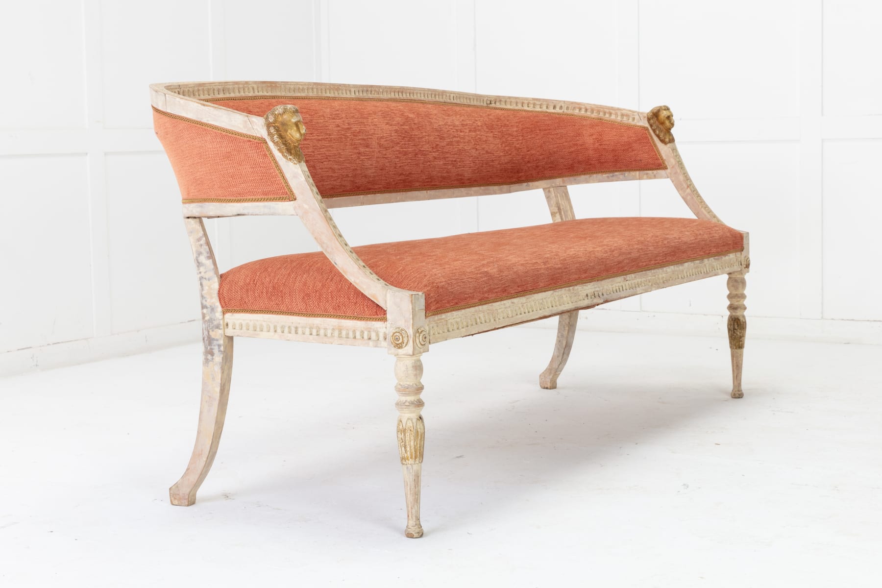 19th Century Swedish Painted Sofa