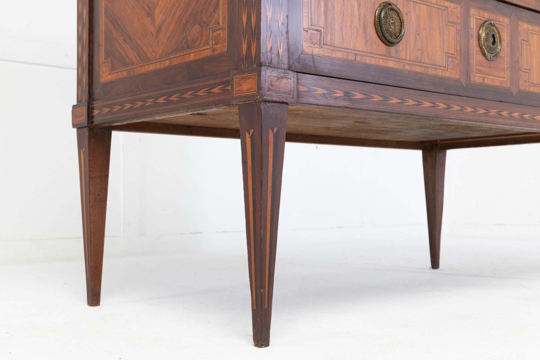 SOLD, 18th Century French Kingwood and Tulip Commode