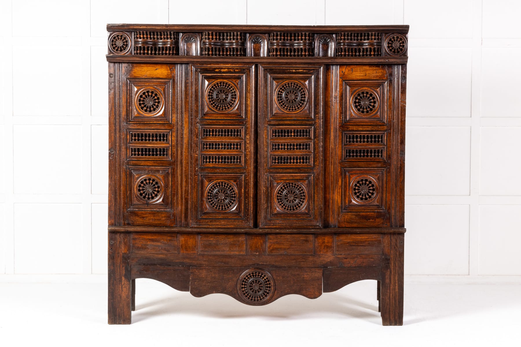 19th Century French Breton Oak Cabinet