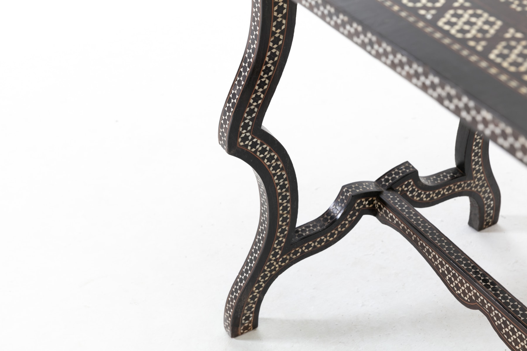 19th Century Italian Walnut and Ivory Table (with APHA Certificate)