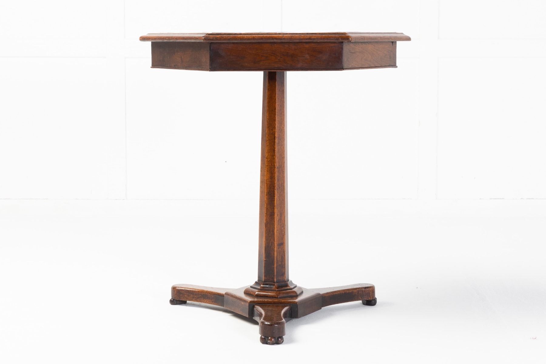 SOLD, 19th Century English Oak Specimen Wood Table