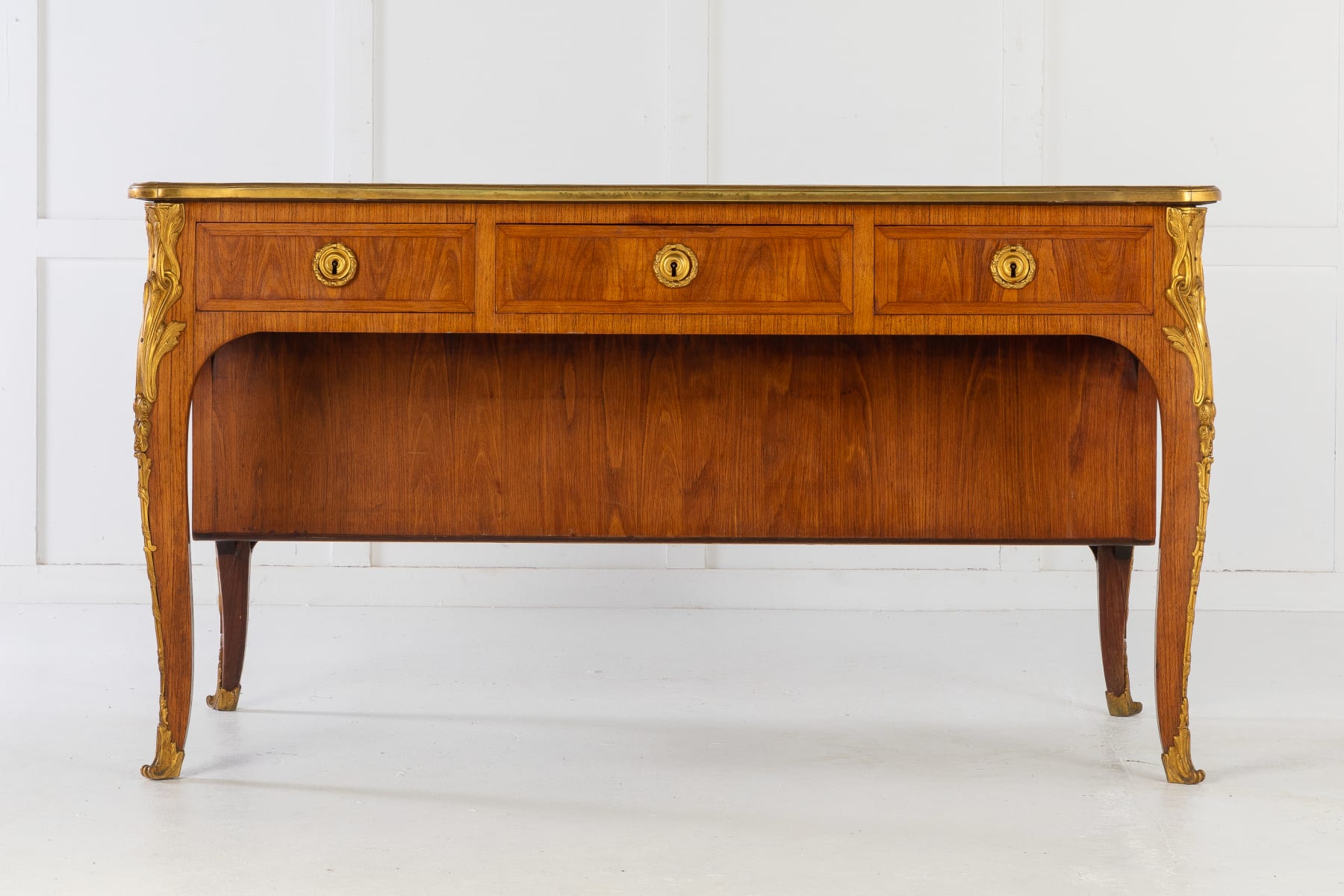 1940s French Kingwood Bureau Plat