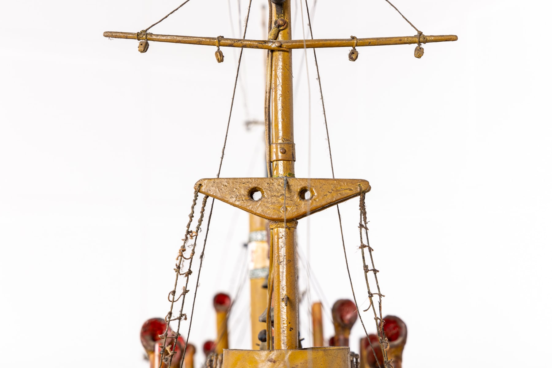 Large Scale Early 20th Century Shipbuilders Model of Sant'Antonio Steamship