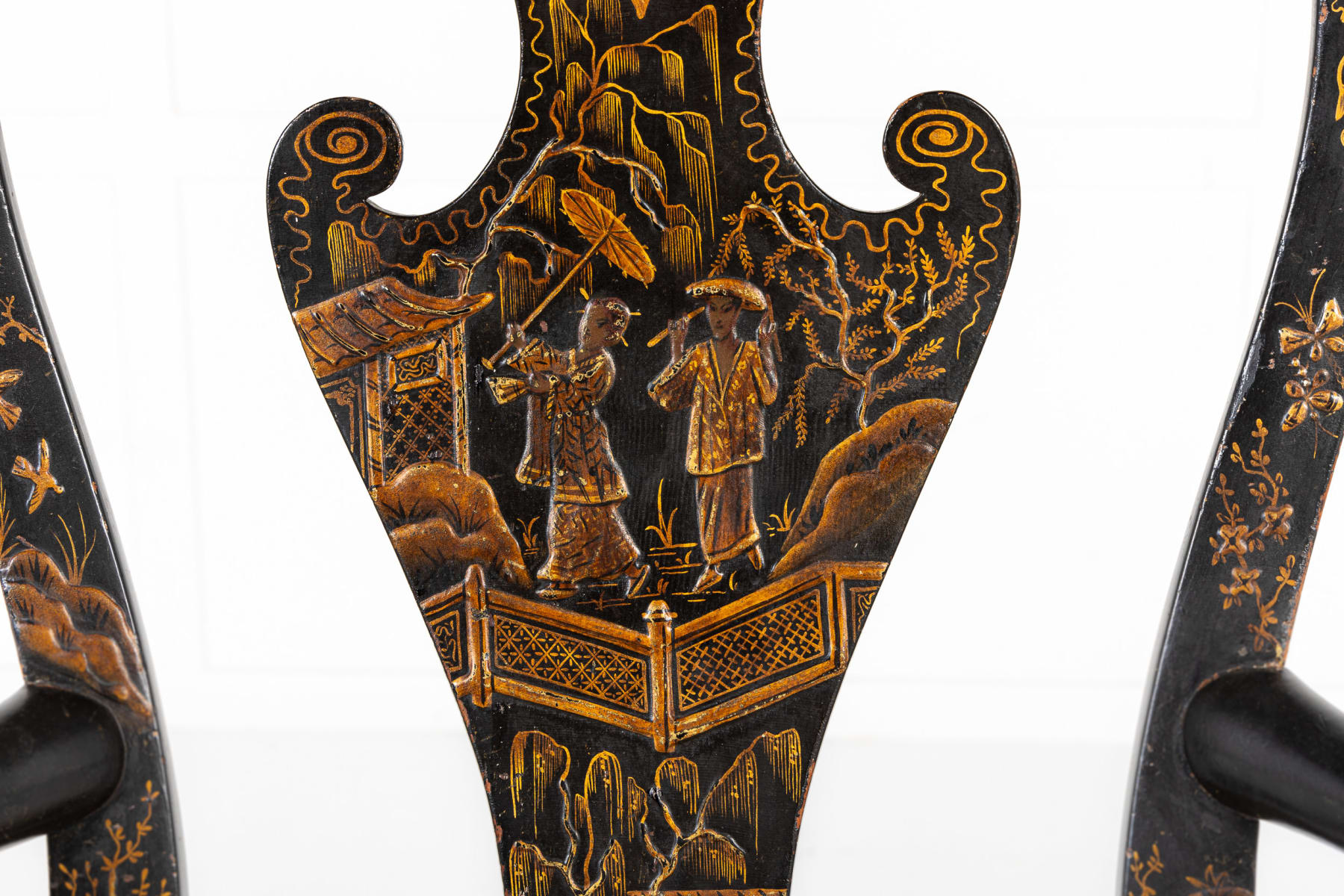 Japanned Open Armchair c.1910