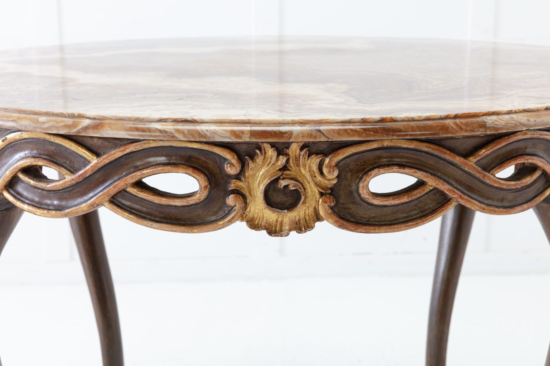 SOLD, 1940s Italian Table with Onyx Top