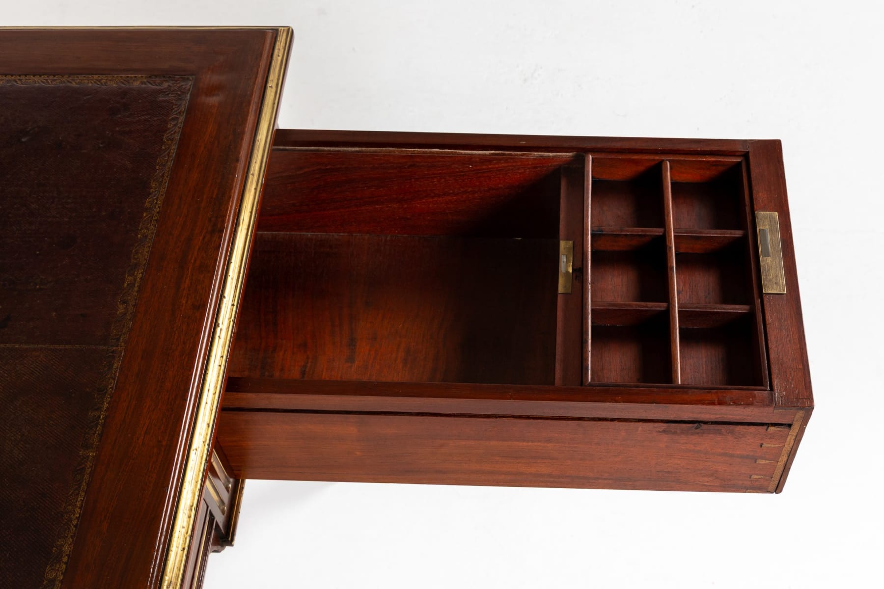 19th Century French Mahogany Bureau Plat