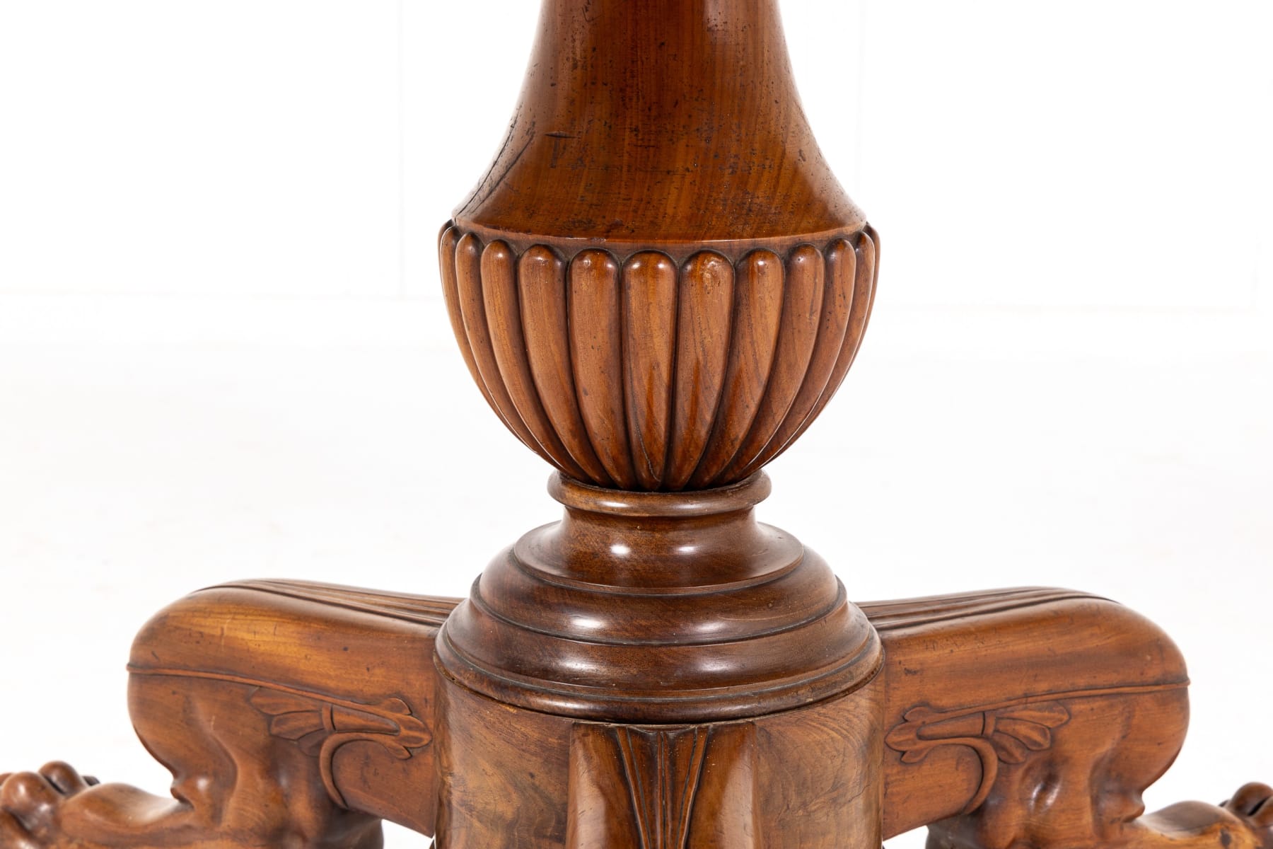 19th Century French Mahogany Guéridon/Centre Table with Marble Top