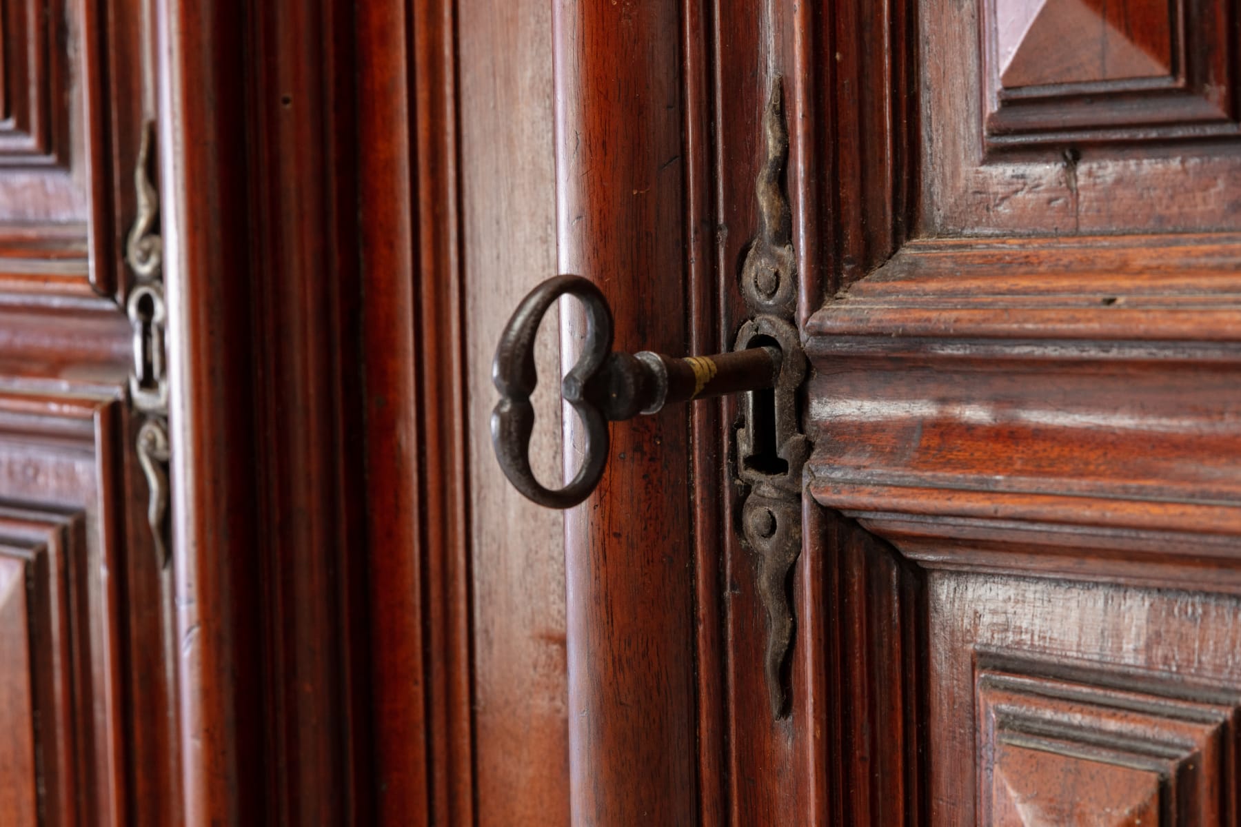 SOLD, 18th Century Dutch Walnut Cabinet