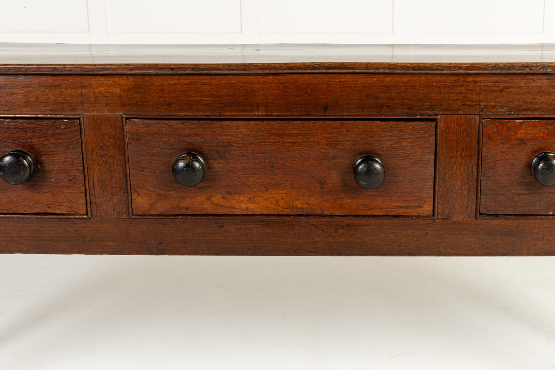 19th Century English Oak Dresser Base