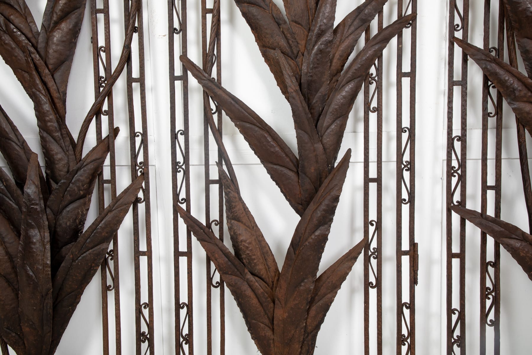 Set of Three French Decorative Gilt Metal Panels