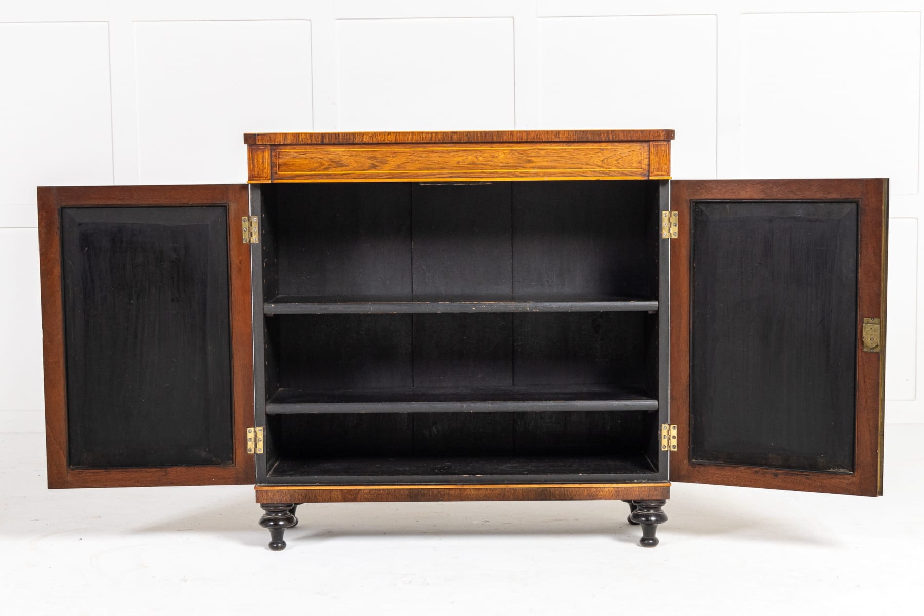 19th Century English Regency Rosewood Side Cabinet