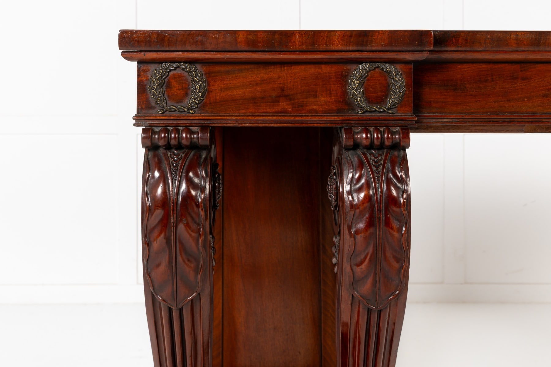 19th Century English Regency Mahogany Serving Table