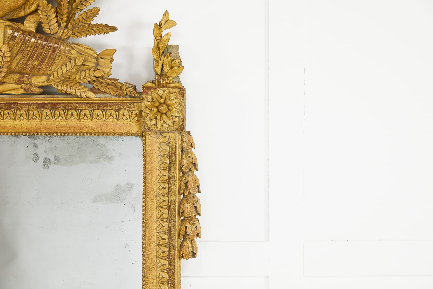 18th Century French Gilded Mirror
