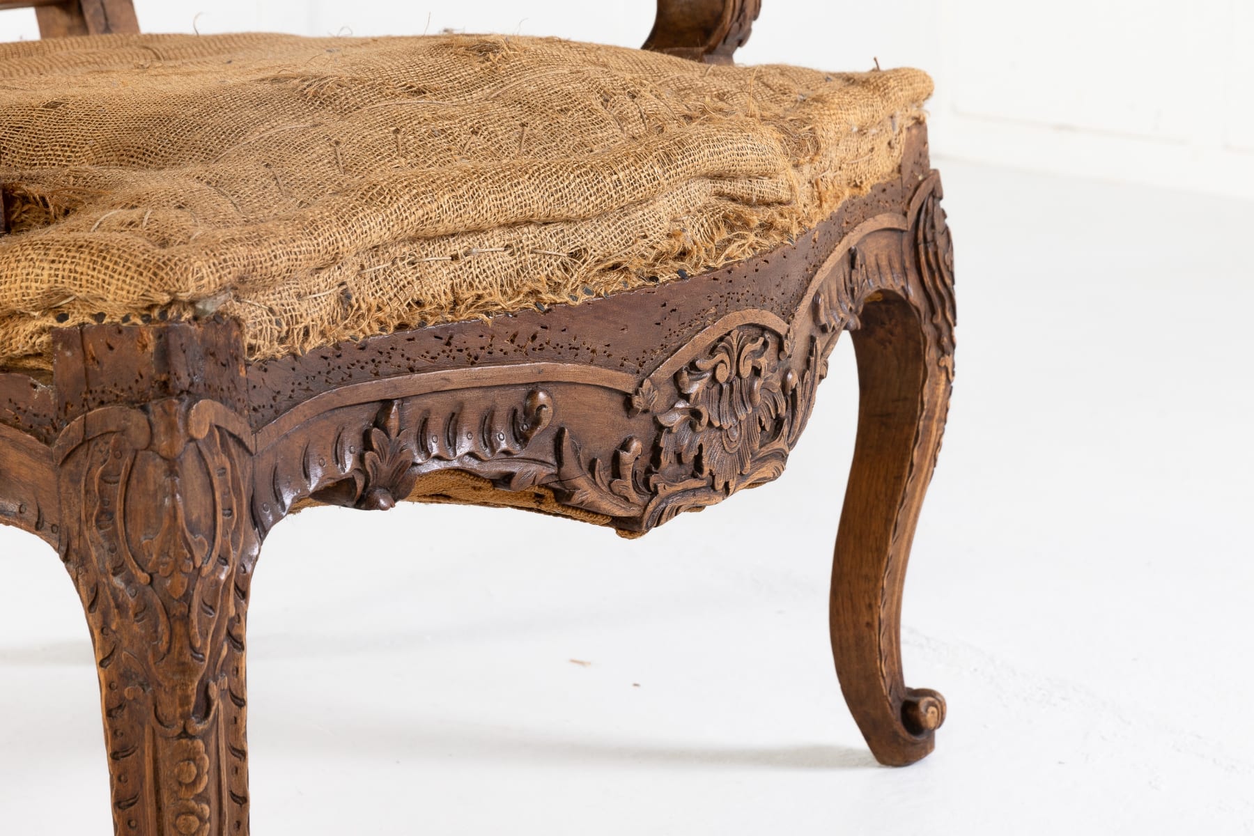 SOLD, Pair of 19th Century French Oak Armchairs