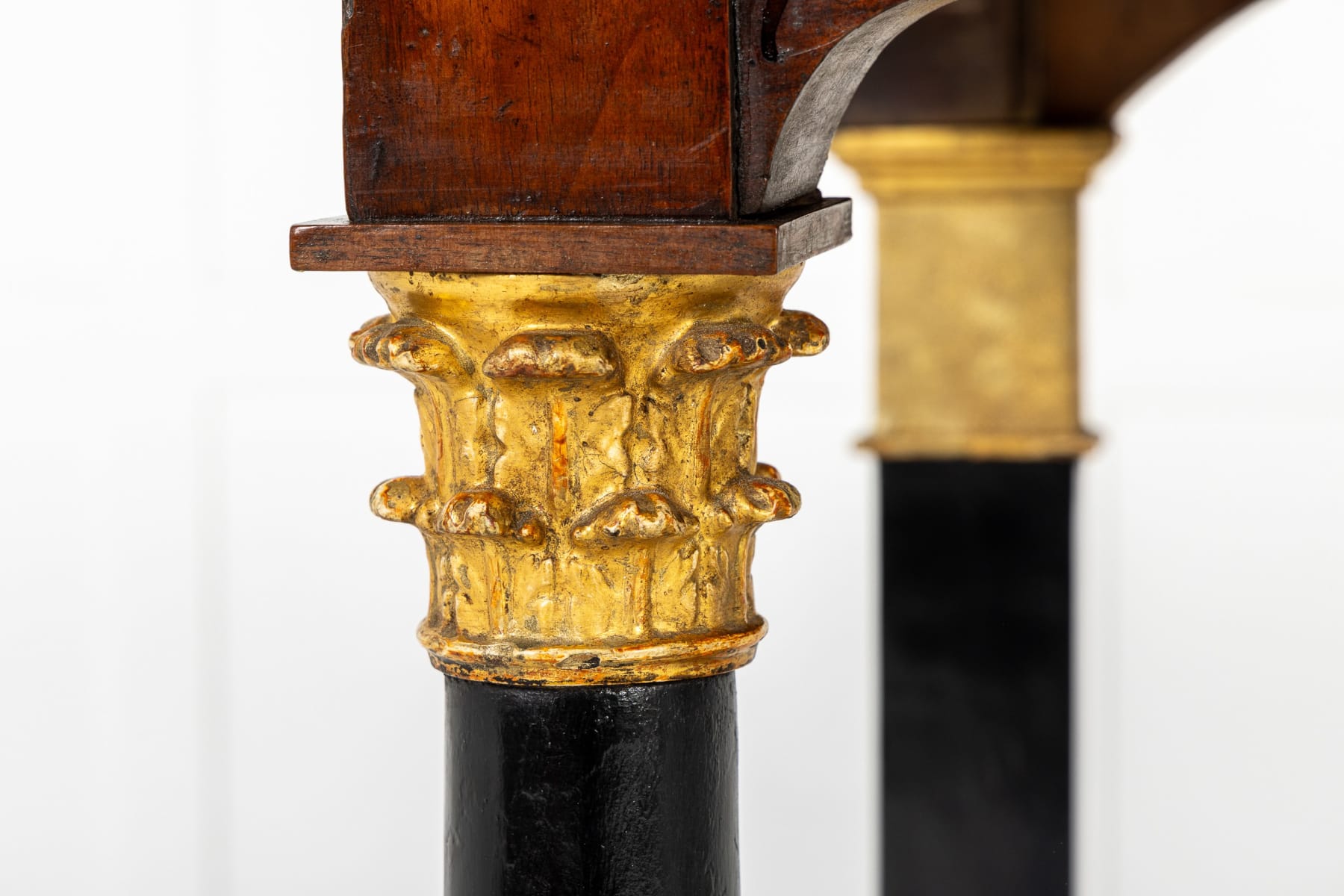 Large Early 19th Century Italian Walnut Console Table