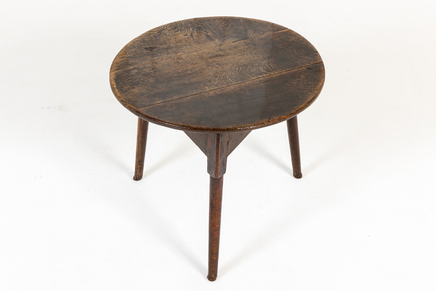 18th Century English Oak Cricket table