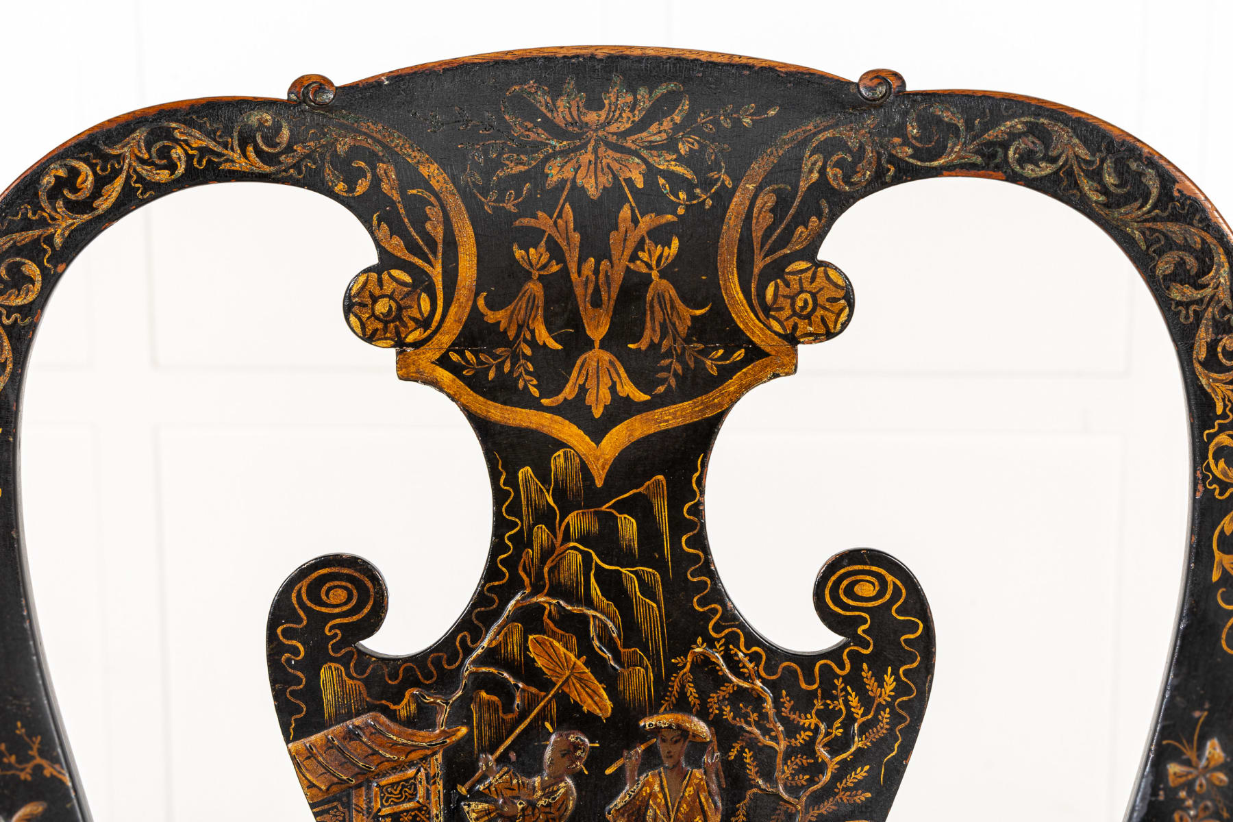 Japanned Open Armchair c.1910