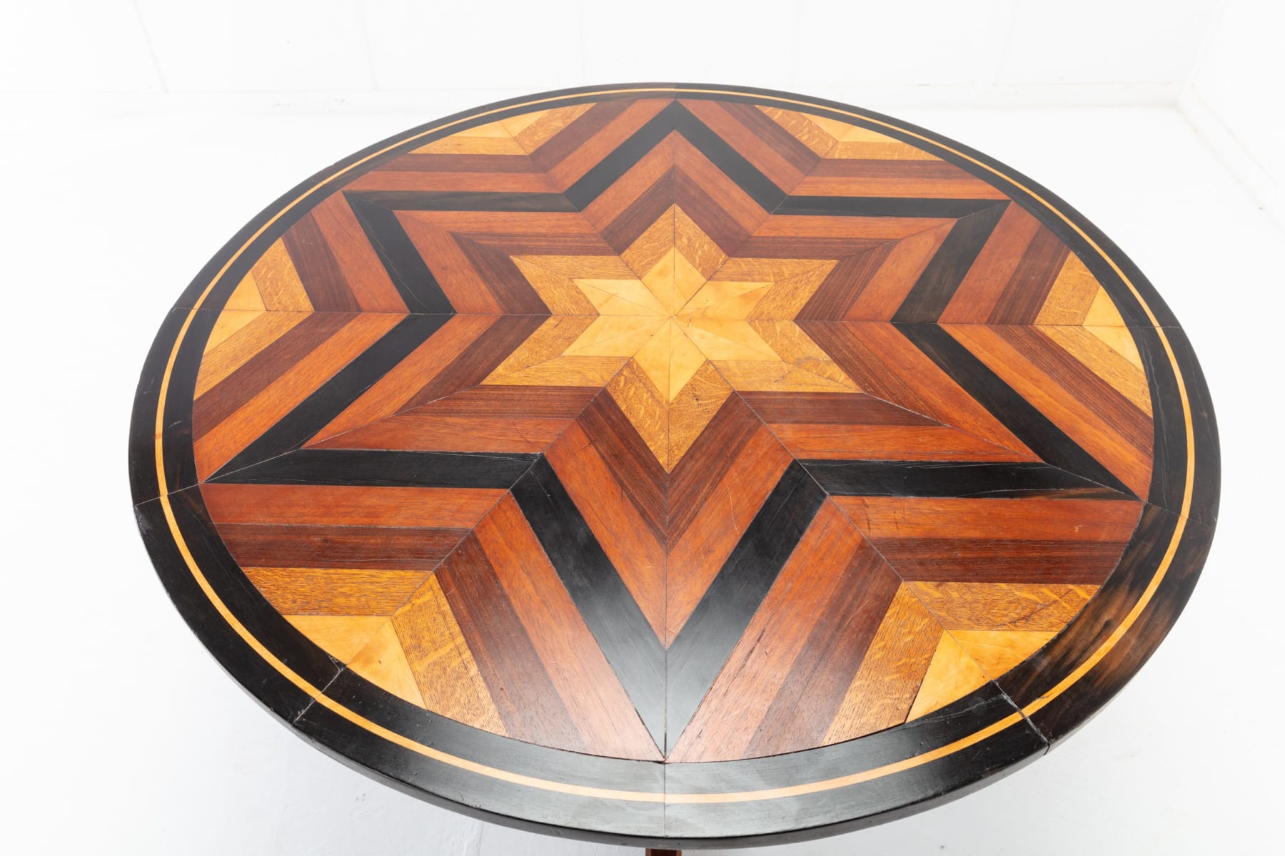 SOLD, 19th Century French Specimen Inlaid Circular Table