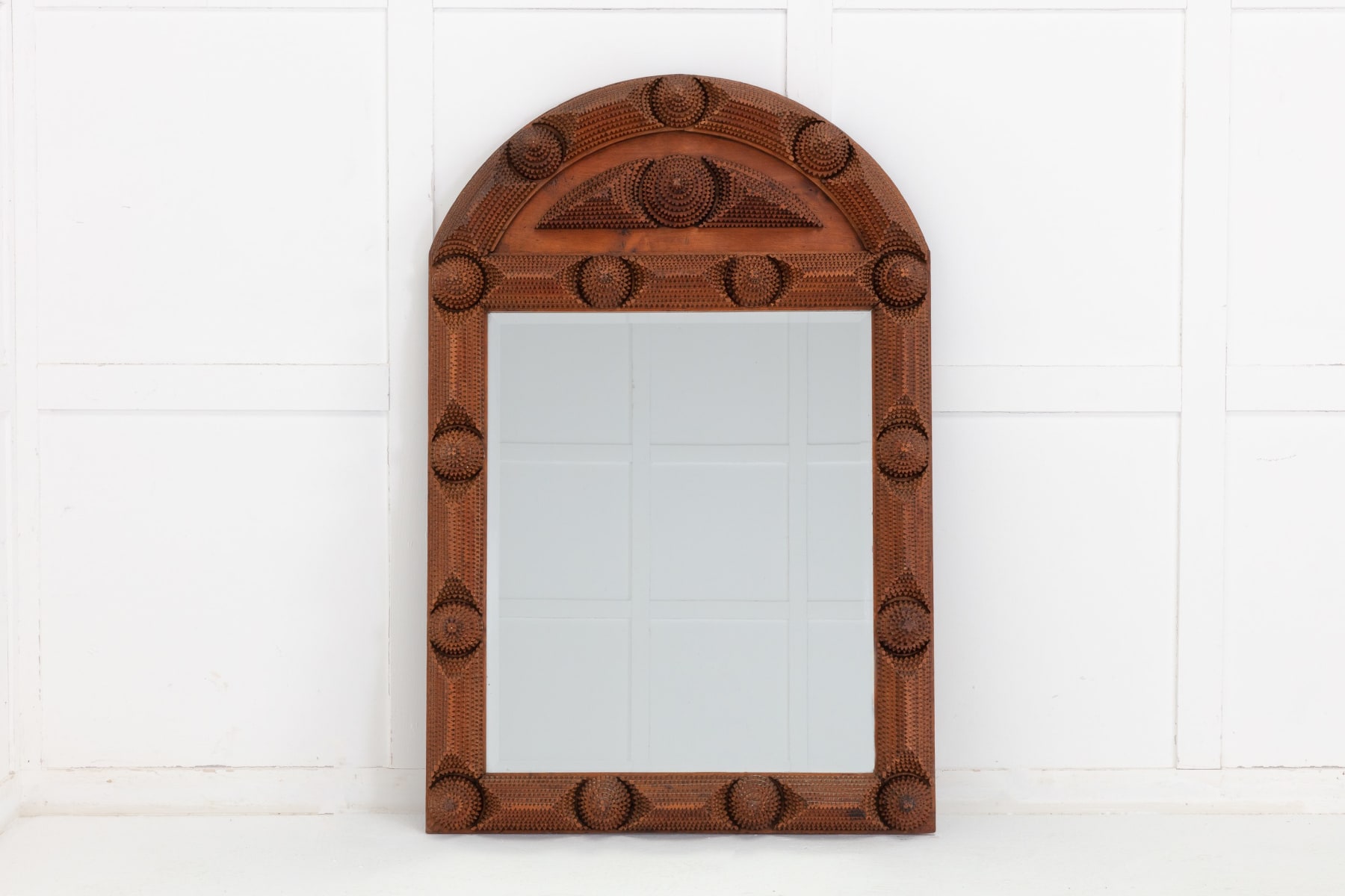 SOLD, 19th Century Tramp Art Mirror