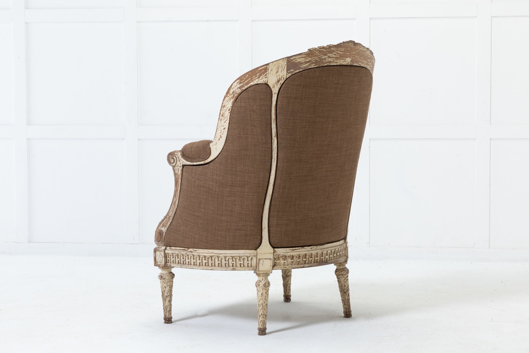 19th Century French Carved Wood Chair