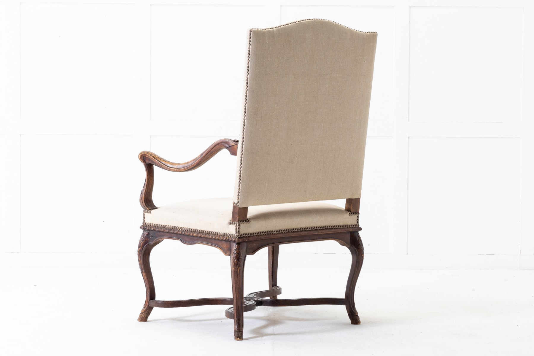 19th Century French Beech Armchair