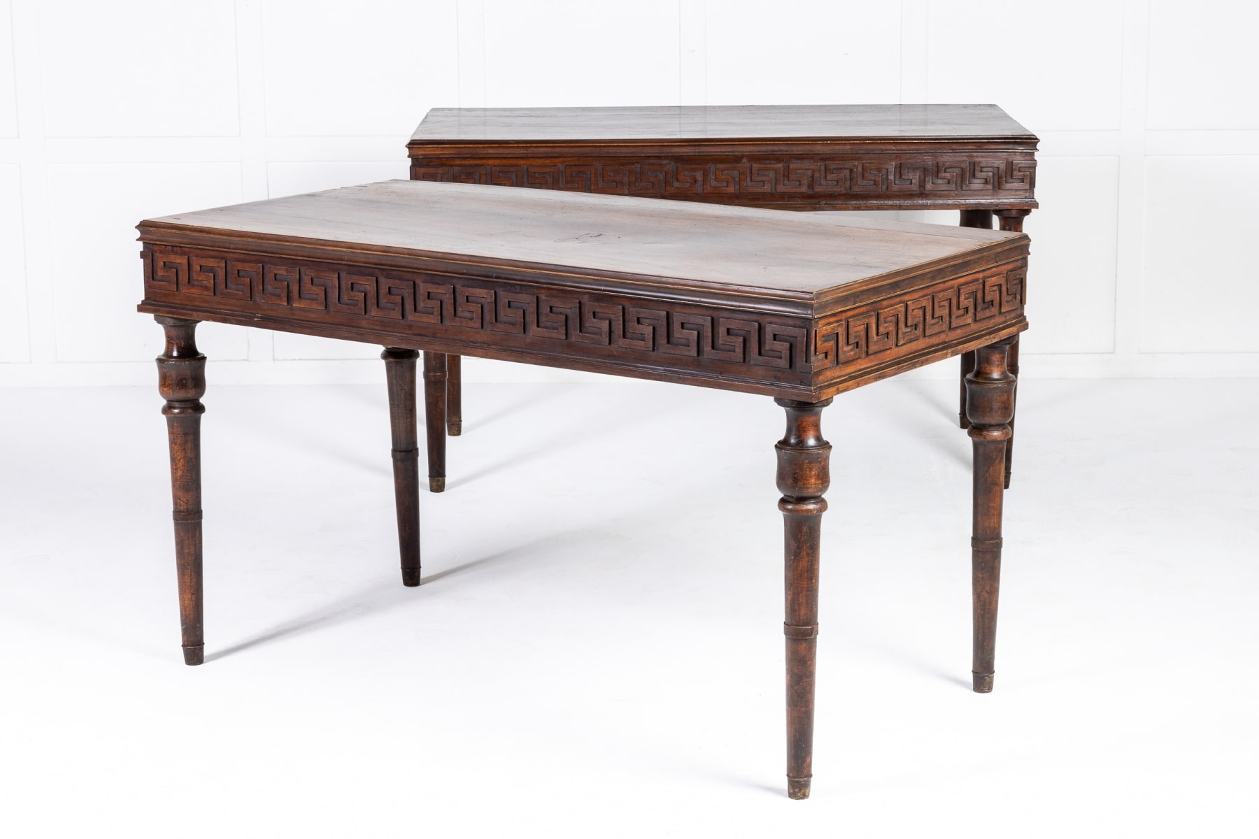 Pair of 18th Century Walnut Console Tables