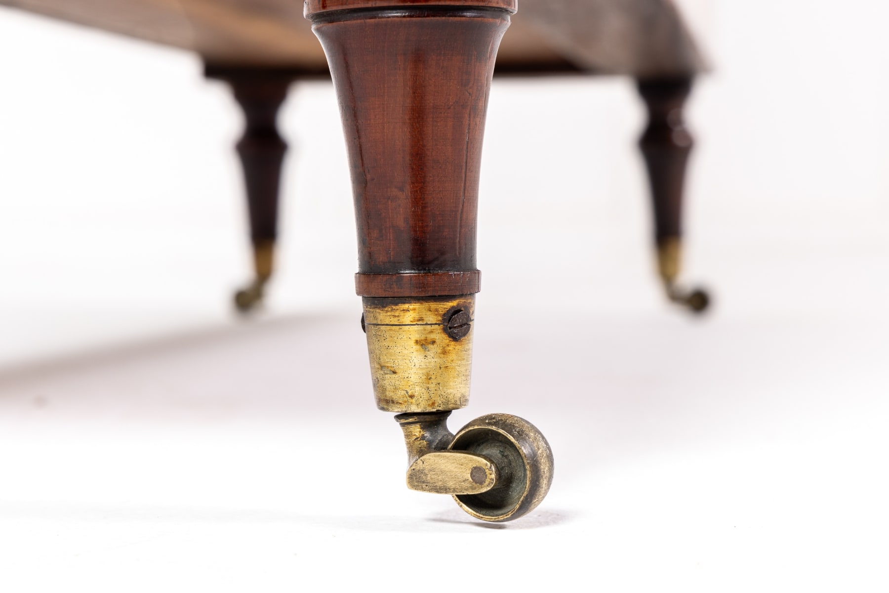 19th Century English Regency Mahogany Waterfall Bookcase