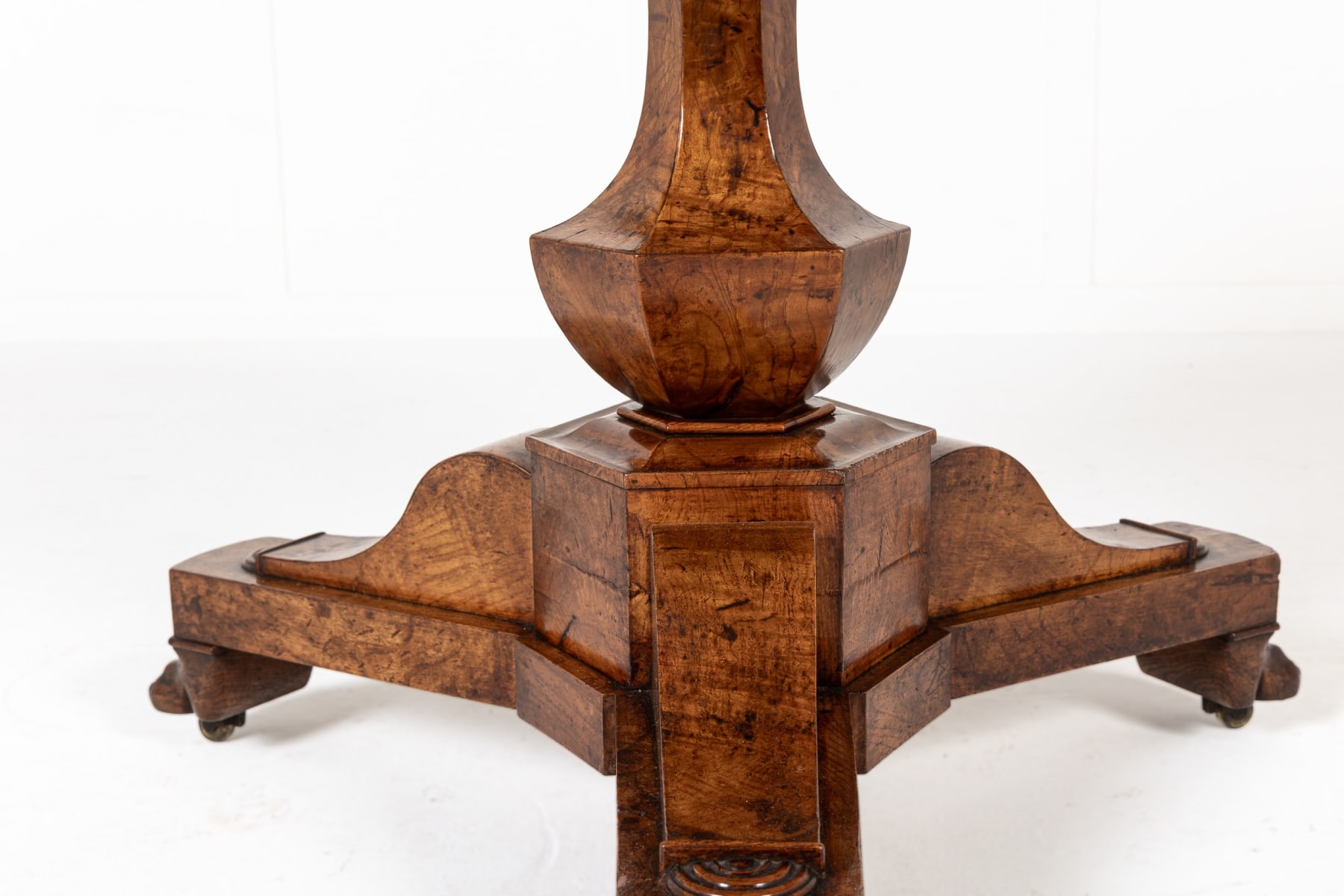 19th Century French Burr Ash Guéridon