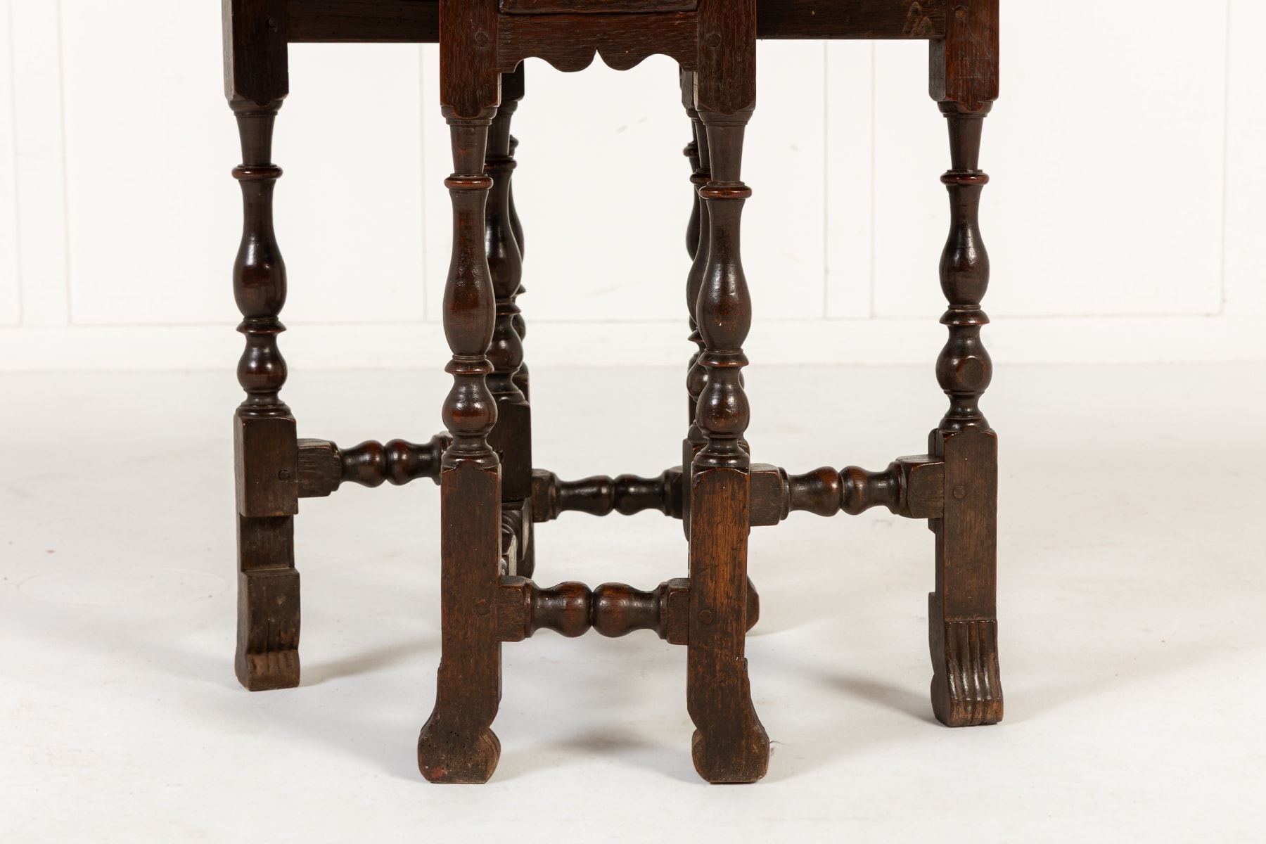 Small 17th Century English Oak Occasional Table