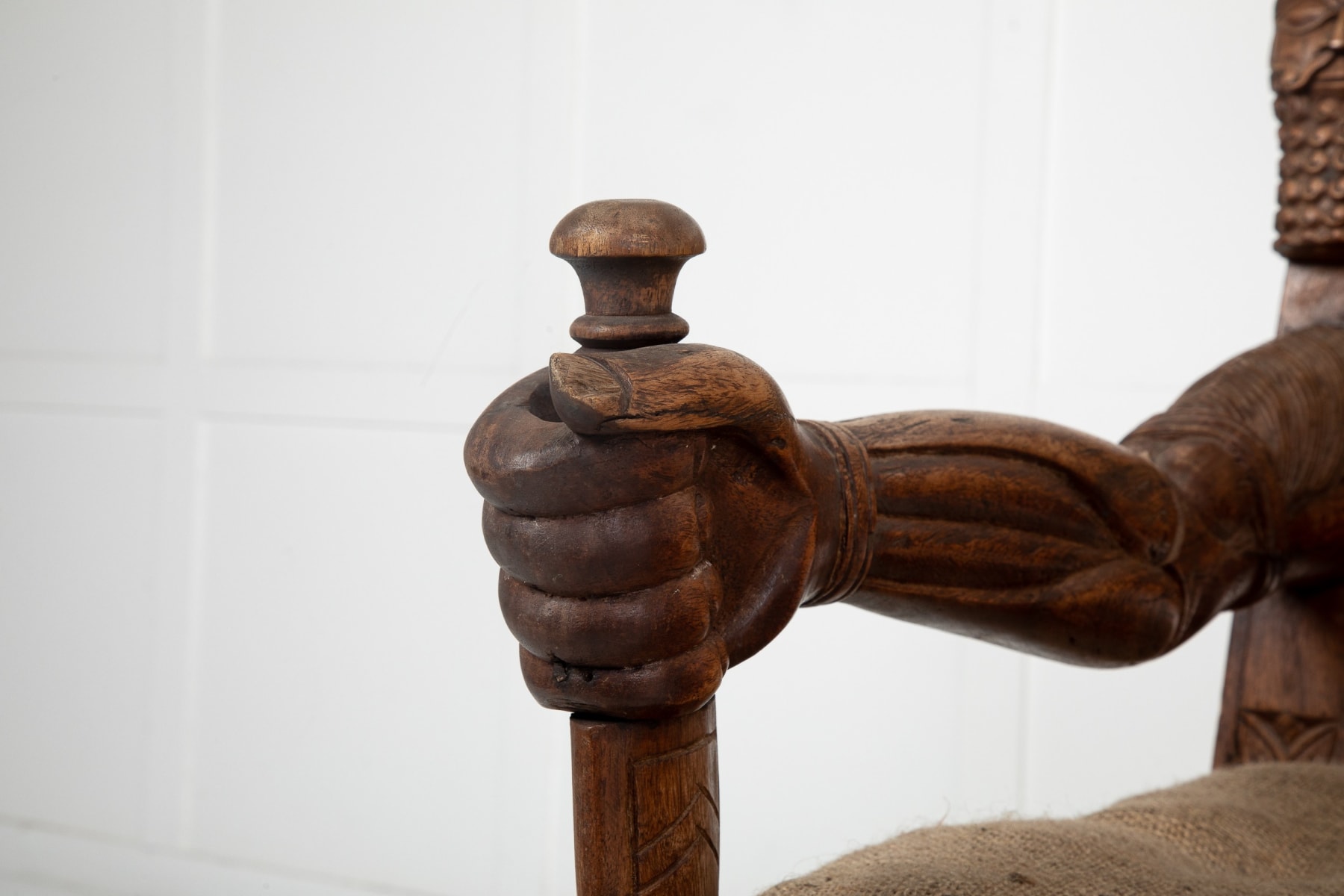 Pair of 20th Century Carved Armchairs