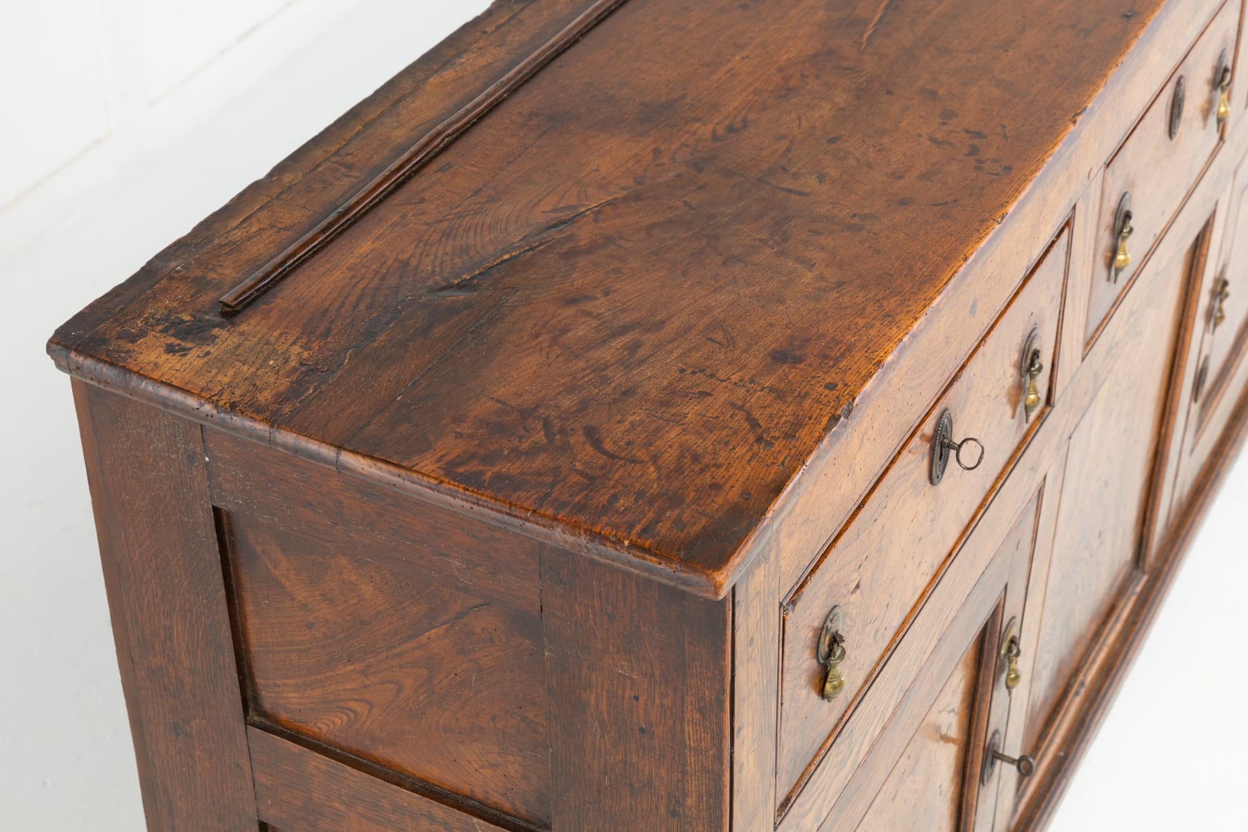 SOLD, George III Elm Cupboard Dresser Base