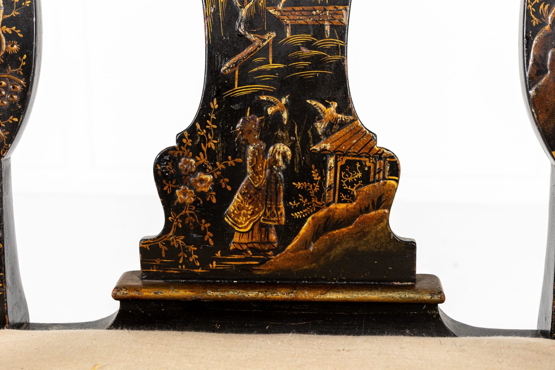 Japanned Open Armchair c.1910