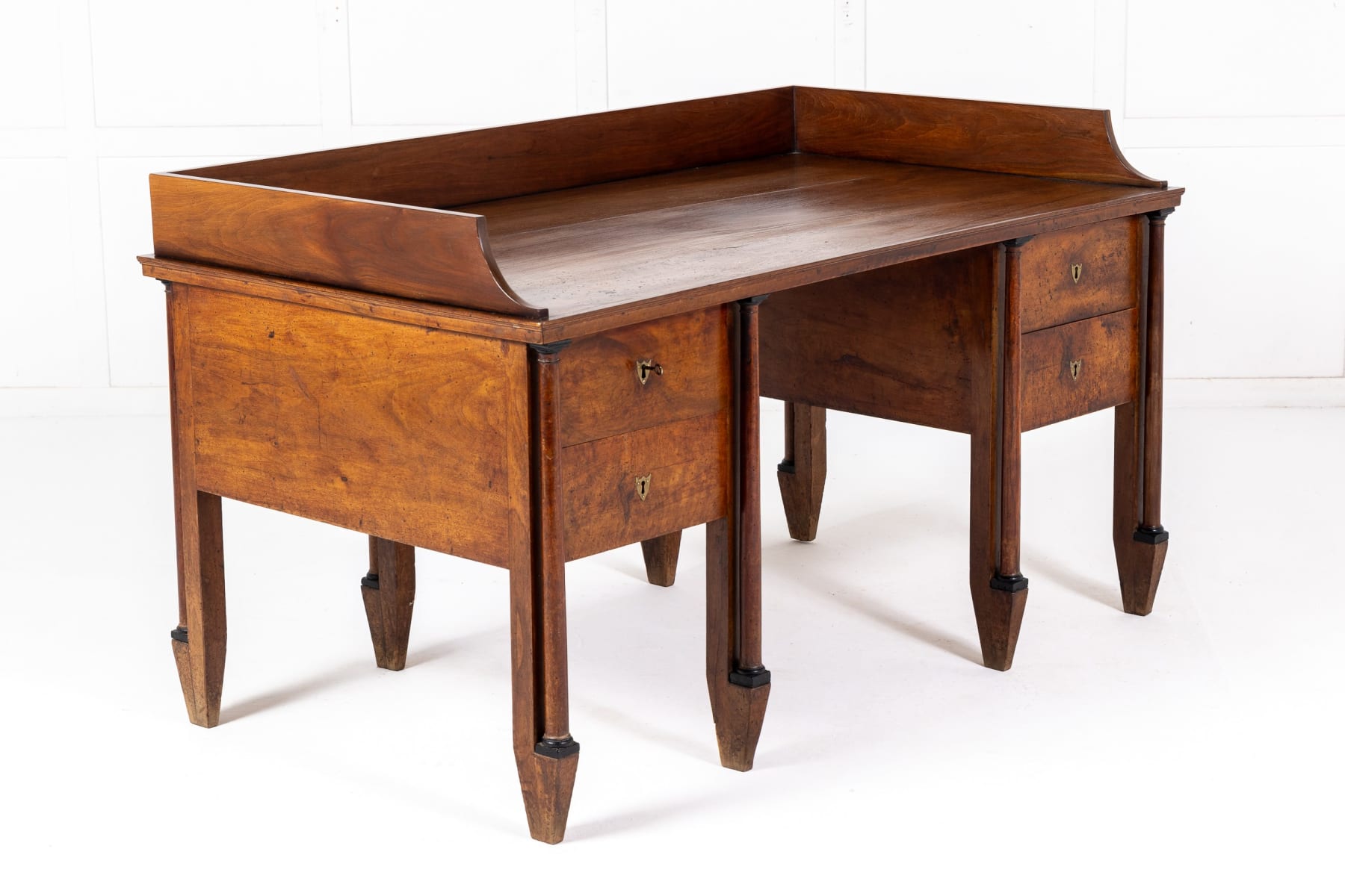 Grand Scale 18th Century Italian Walnut Desk