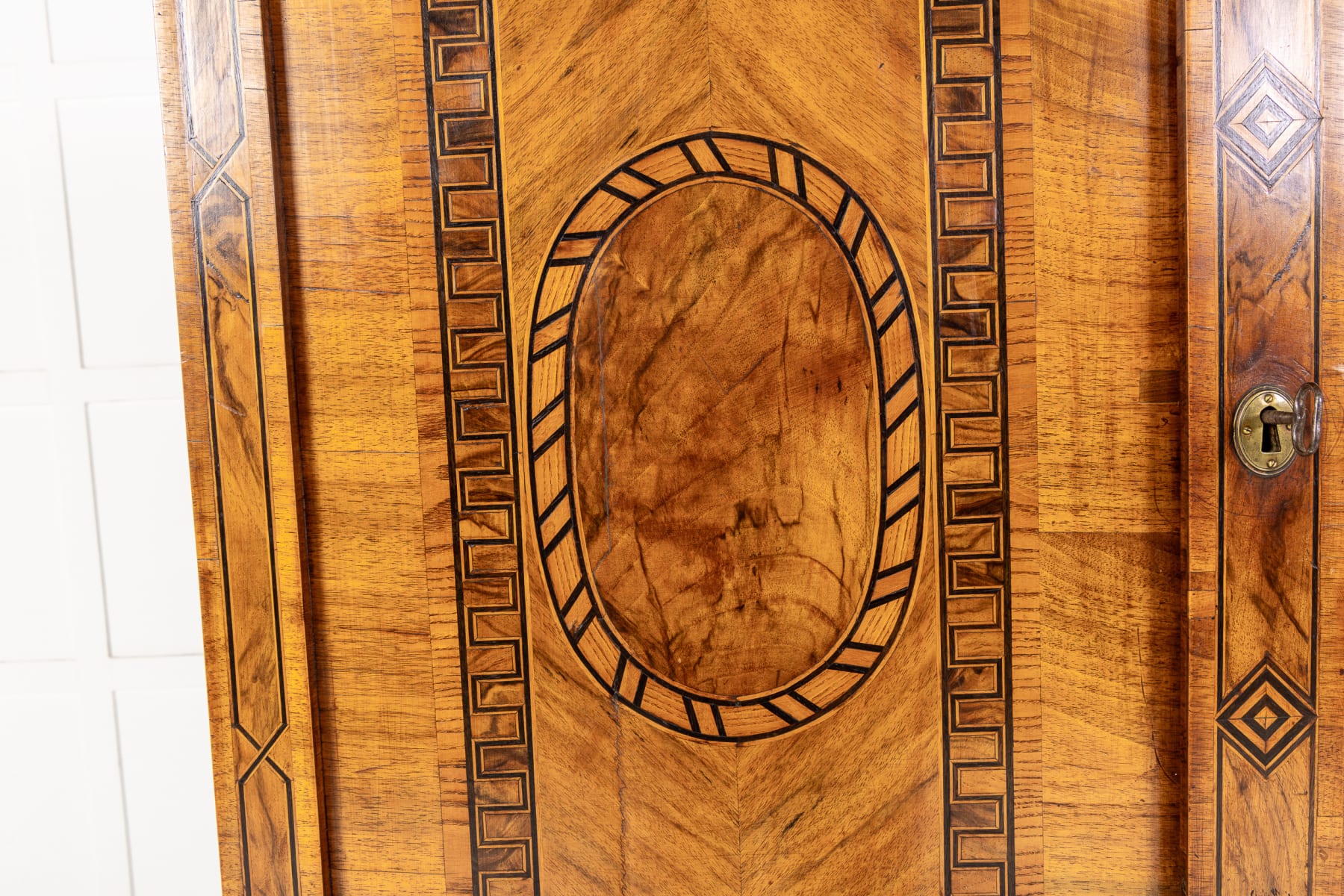 Late 18th Century German Walnut and Marquetry Cabinet