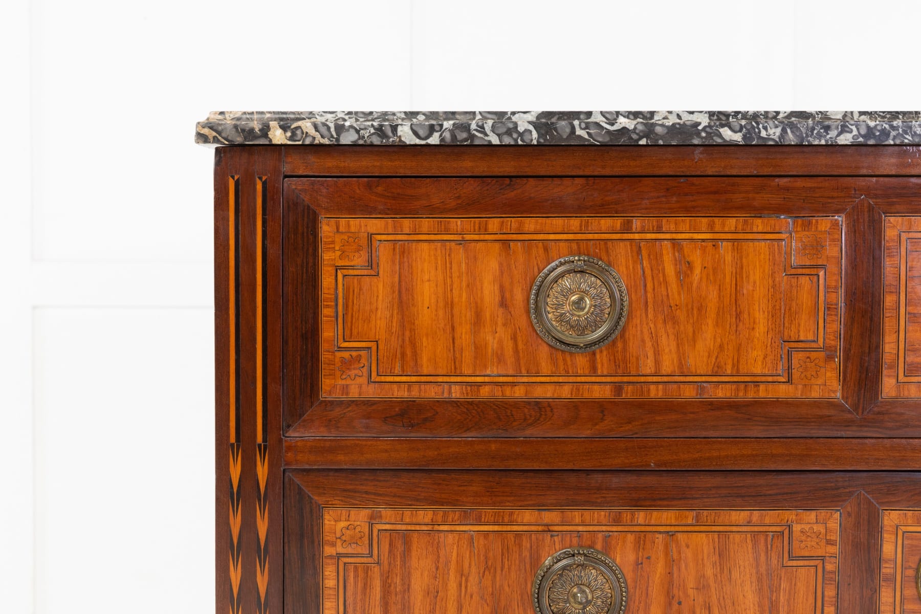 SOLD, 18th Century French Kingwood and Tulip Commode