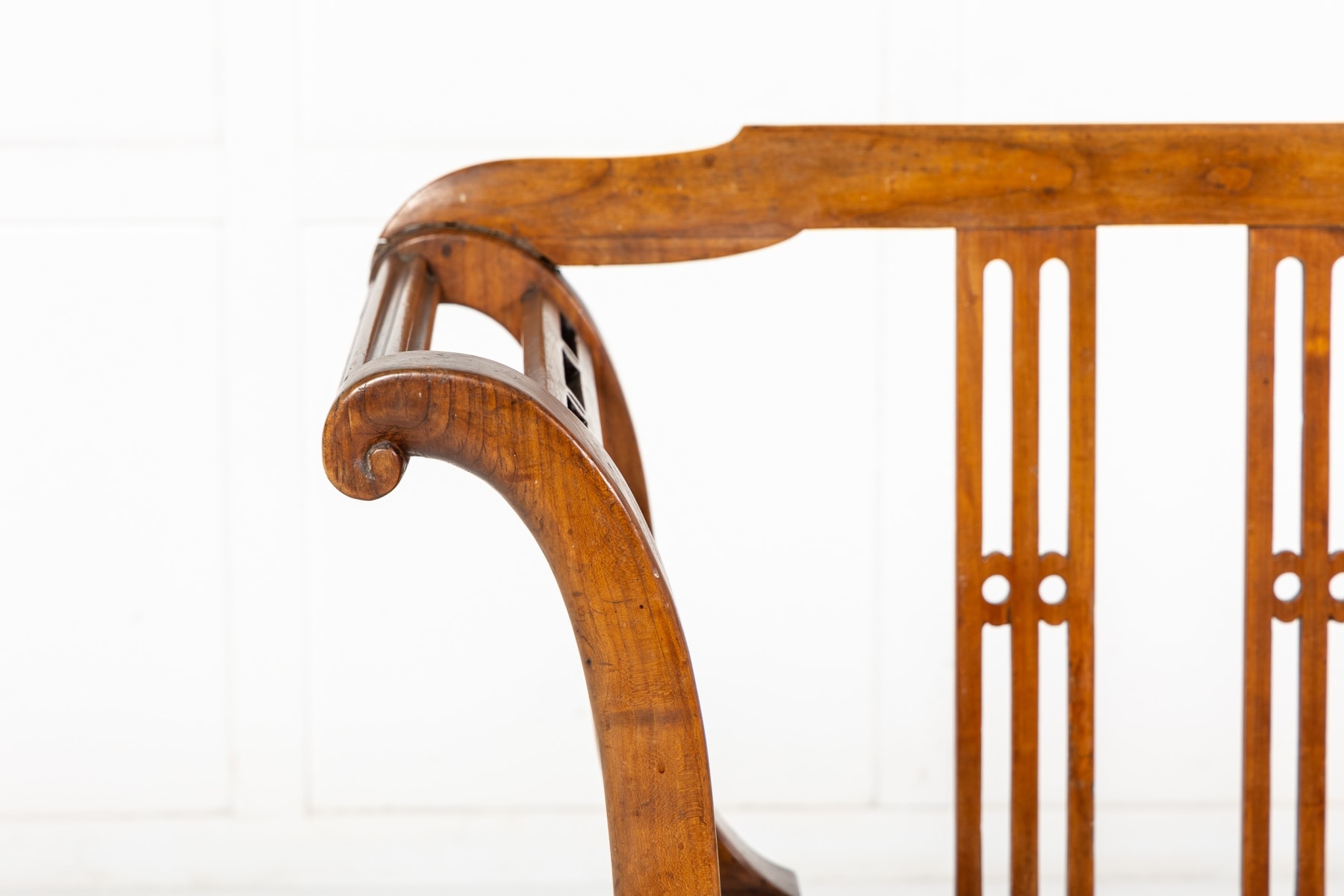 18th Century Italian Cherrywood Bench