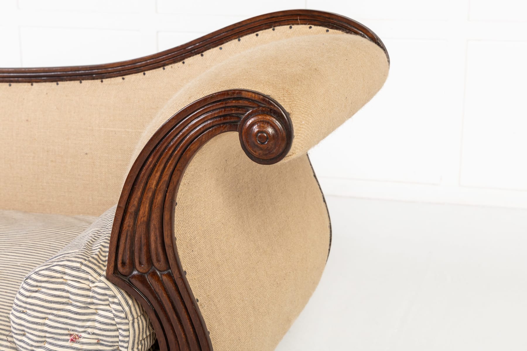 19th Century English Regency Mahogany Sofa