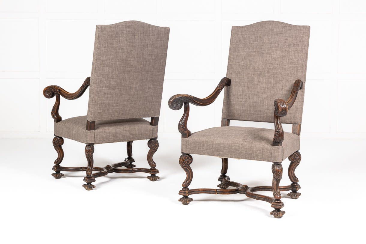 Pair of 19th Century French Fauteuils