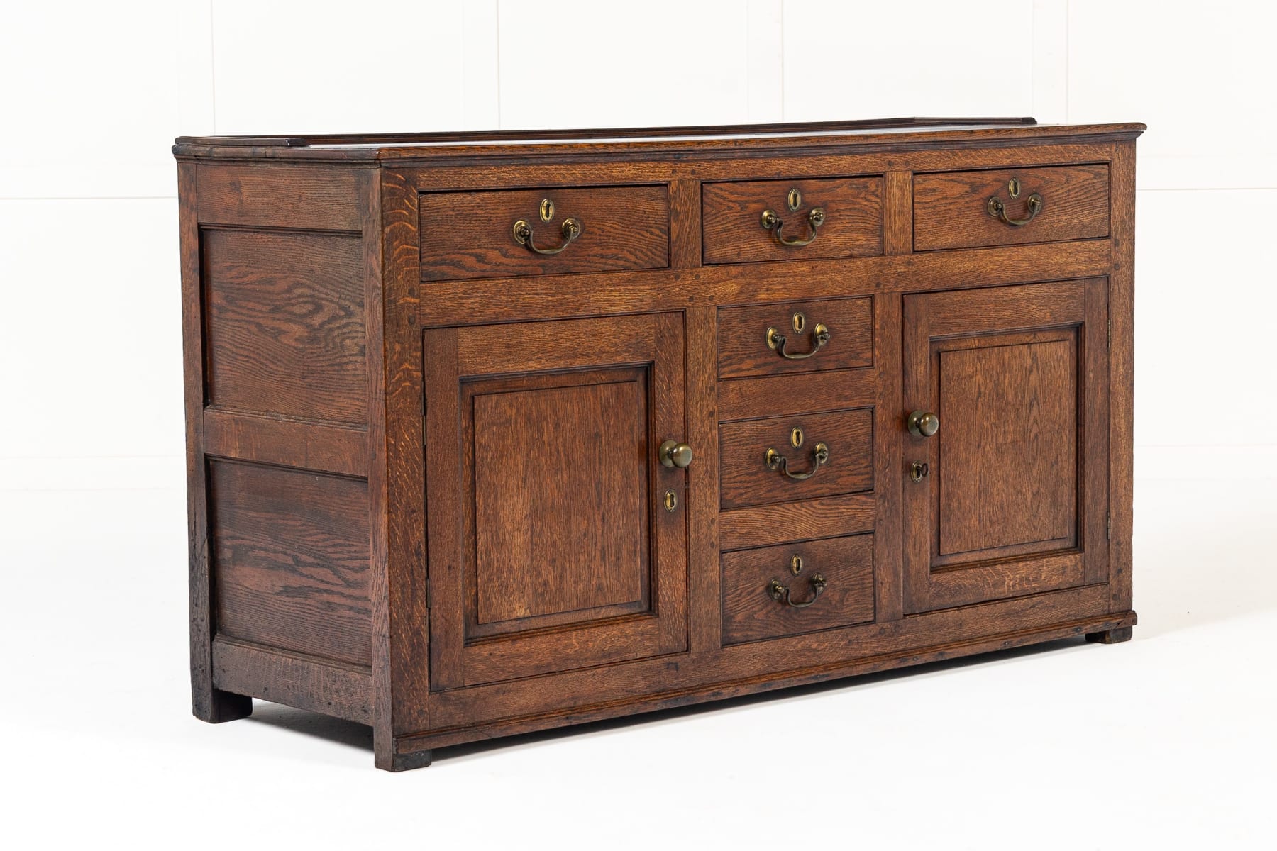 18th Century English Oak Dresser Base